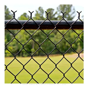Factory Supply Galvanized Wire Mesh 50x50mm Diamond Chain Link 6 Foot Green Fencing for Sheep thumbnail-3