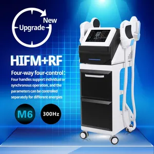 4 Handles Electromagnetic Muscle Stimulator HIEMT 30cm Coil Treatment Head 220V Input thumbnail-5