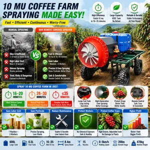Heavy Duty Agricultural Spraying Machine Remote Control Airblast Sprayer Vehicle for Large Scale Farm Application thumbnail-1