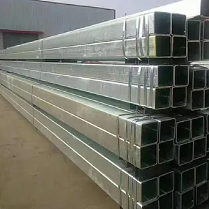 Square Galvanized Steel Pipe and Tube ASTM Standard Cold Rolled Welding & Cutting Services Thick Wall Custom Length thumbnail-2