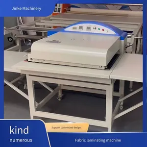 Jinke Small Drum-type Adhesive Machine, Fusing Machine, Stable and Durable, Highly Flexible thumbnail-1