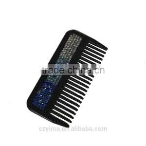 Hot! Bling Horse Mane & Tail Comb With Blue Gradient Rhinestone thumbnail-1