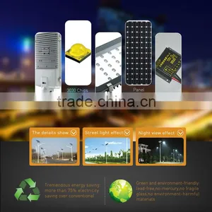 Replace HPS High Brightness LED Lights Energy Saving Solar Street Light Price thumbnail-5