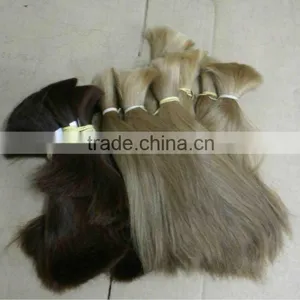 Reasonable Price Unprocessed(8"-30") Pure Virgin Remy Human Hair Bulk thumbnail-1