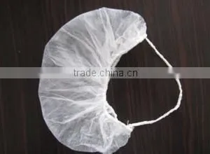 10gsm White Polypropylene Beard Cover Non Woven Beard Covers for Food Industry thumbnail-1
