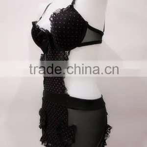 Extreme Hot Sexy Lingerie , Stiff Mesh Fabric Ladies Sleepwear,baby Doll Fashion Lace Open Transparent thumbnail-6