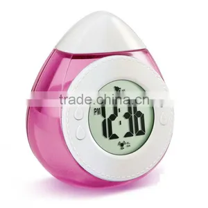 Digital Alarm Clock Waterdrop Shape Led Clocks Alarm Temperature thumbnail-4