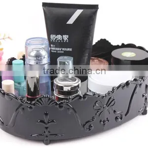 D03 ANPHY Plastic Oval Household Decoration Makeup Organizer Storage Box Holder Display Stock thumbnail-3