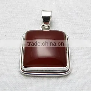 Fantastic Carnelian Pendant, Gemstone Silver Jewelry, Online SIlver Jewelry thumbnail-2