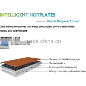 Heating Floor With Imported Korean Insulation Fireproof PET Material Micro-heater Chip thumbnail-3