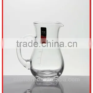 Clear Wine Pitcher With Handle thumbnail-1