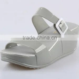 2015 Chun Xia Latest Fashion Shoes Transparent Jelly Shoes Ms Leisure Slippers Women Slippers thumbnail-5