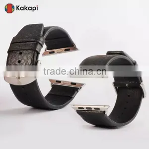38mm Genuine Leather Strap Wrist Band Replacement Metal Clasp for Apple Watch All Models 38mm MT-3913 thumbnail-1