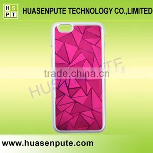 For Apple Iphone6 Triangular Pattern Plastic Phone Case Shockproof Back Cover thumbnail-1