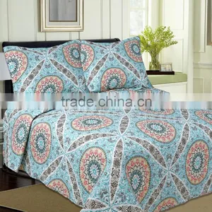 China Supplier Quilts Pujiang Factory Rotary Printed Quilts Bedding Sets Quilts Pillowcase thumbnail-1