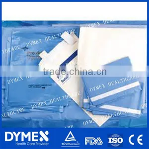 Disposable EO Sterilized Cesarean Surgical Drape Pack thumbnail-1