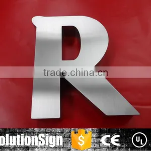 Stainless Steel Alphabet Sign 3d Chrome Letters or Numbers thumbnail-3