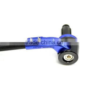 BJ-LG-003 Aftermarket Blue Bent Style 7/8" 22mm CNC Motorcycle Lever Guard thumbnail-4