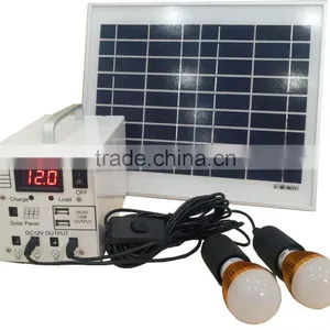 10w Mini 12v Solar Led Lights Kit for Home System thumbnail-1