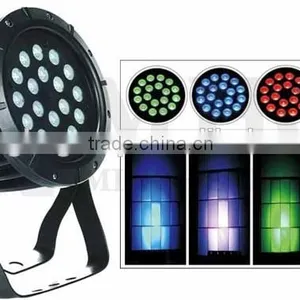 LED Waterproof Par Light 18pcs*3W RGB thumbnail-1