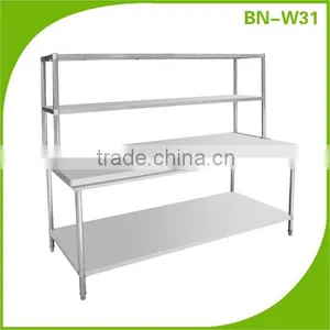 Stainless Steel Kitchen Work Table With Top Shelf/ Restaurant Kitchen Equipment BN-W31 thumbnail-1