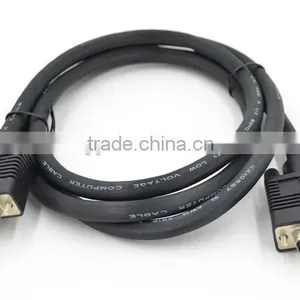 Xinya Hot Selling Factory Price Black VGA Cable Male-Male Support 1280*960,1600*900 ,1600*1200 thumbnail-2