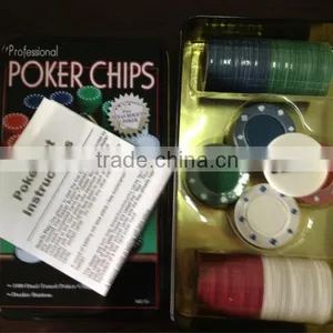 Poker Chips in Tin Box /Window Box/ Aluminum Box thumbnail-3