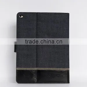 Blue Jean & Genuine Leather Protective Cover Case Tablet thumbnail-4