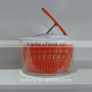 2016 Plastic Large Size Salad Spinner With Mandoline Slicer Multifunctional Salad Spinner thumbnail-3