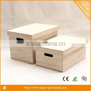 2015 Wholesale Custom Square Art Minds Wood Box thumbnail-5