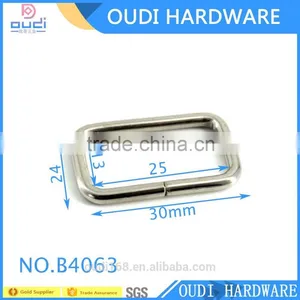 25mm Rectangle Metal Buckles for Women Bag Leather Strap Bag Making Accessories thumbnail-2