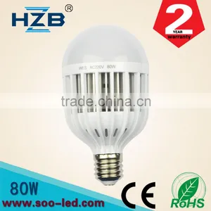 80W Led E40 Aluminum Housing Bulb High Lumen High Bay Light With 2 Years Warranty thumbnail-1