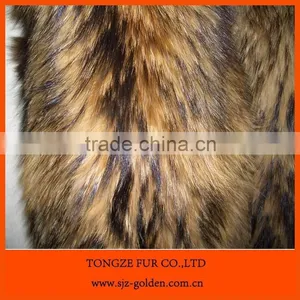 TOP Quality Plush Raccoon Fur Skin thumbnail-3