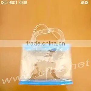 Plastic Gift Bag With Zipper and Rope Handle thumbnail-1