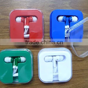 Square Shape Promotion Cheap Earphone Case thumbnail-1