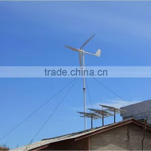 House Using Wind Turbine and Solar Panel Generating Systems 3.5KW thumbnail-1