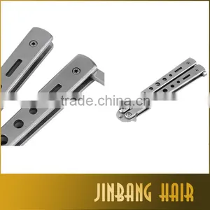 New Design Cheap Price Knife Comb Salon Stainless Steel Mental Trainer Butterfly Knife Comb thumbnail-1