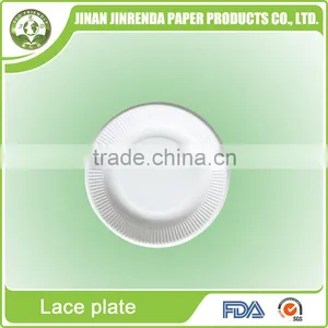 Composable 7" Lace Plate With Sugarcane Pulp or Baggase thumbnail-2