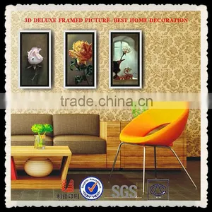 Modern Art 3D Lenticular Framed Pictures Set for Home Decoration thumbnail-1