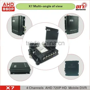DTY 4H AHD H 264 Mobile Dvr for Truck/ AHD DVR With Built-in LCD Screen thumbnail-5