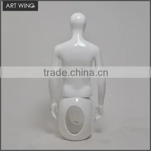 Sexy Half Body Vintage Man Mannequin Torso Big Hip With Wooden Arms Supplier's Choice thumbnail-2