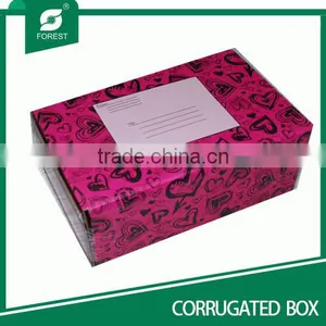 Printed Shoe Box Corrugated Shoe Box thumbnail-5