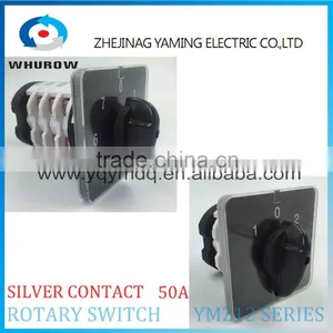 Cam Switch YMZ12 Series White Black Changeover Combination Rotary Switch 0-8 Positions 16-125A Ui 690V Sliver Point Contacts thumbnail-5