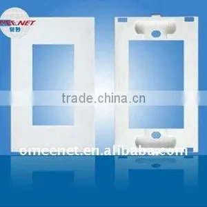 1Gang Decorative Wall Plate PC Material Without Screw On The Cover thumbnail-1
