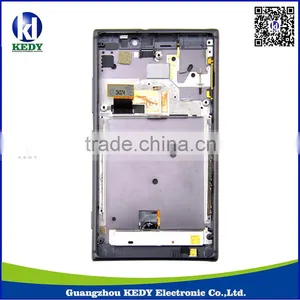 Original LCD Digitizer Touch Screen for Nokia Lumia925,Display for Nokia 925 With Frame thumbnail-4