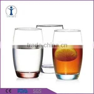 Oval Glass Juice Cup Yogurt Mousse Cup Office Home New Water Glass thumbnail-1