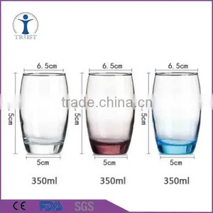 Oval Glass Juice Cup Yogurt Mousse Cup Office Home New Water Glass thumbnail-6