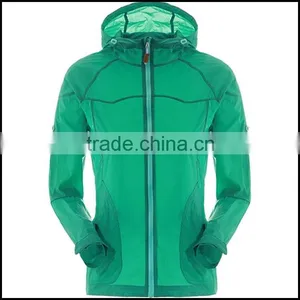 Spring and Summer of Sun Protection Clothing and Thin Jacket Sport for Ladies and With Front -zip Waterproof Rain Jacket thumbnail-4