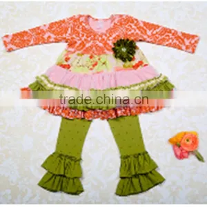 New Arrival Baby Student Clothing Back to School Apple Boutique Girls Outfits thumbnail-3