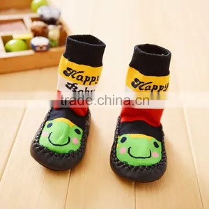 Rubber Sole Baby Sock Shoes thumbnail-6